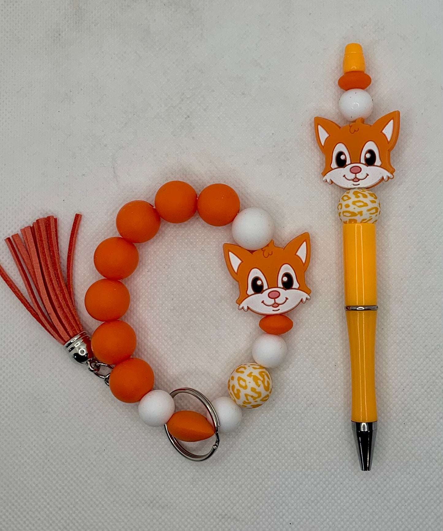 Cat Wristlet/Twist Pen Gift Set