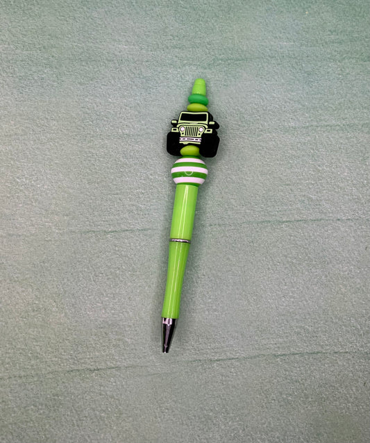 Green Jeep Twist Pen