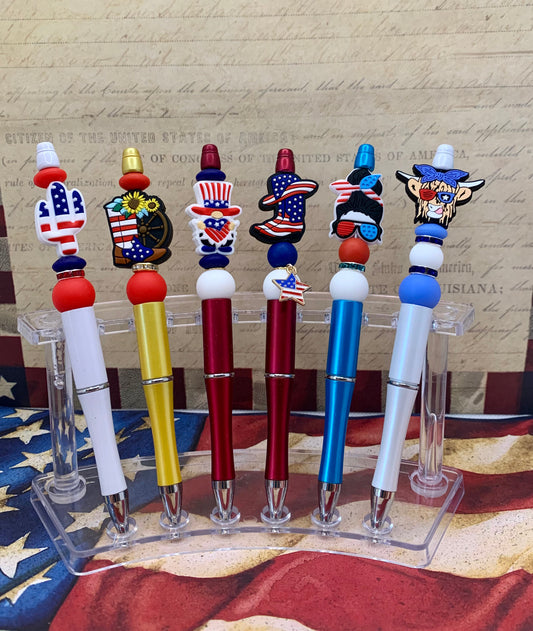 Patriotic Plastic Twist Pens