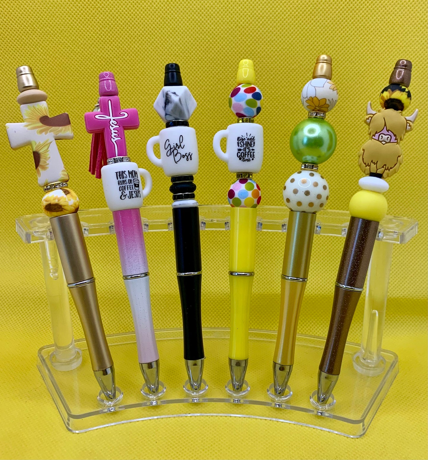 Silicone Bead Twist Pens